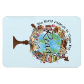 De wereld behoort tot degenen die lezen magneet