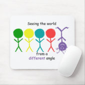 De wereld bekijken - MousePad Muismat (Met muis)