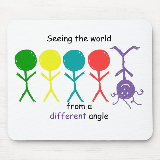 De wereld bekijken - MousePad Muismat (Voorkant)