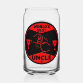 De wereld beste oom blikvorm glas (Achterkant)