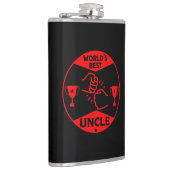 De wereld beste oom heupfles (Rechts)