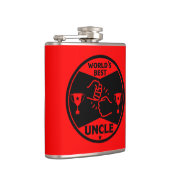 De wereld beste oom heupfles (Rechts)