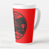 De wereld beste oom latte mok (Rechterhoek)