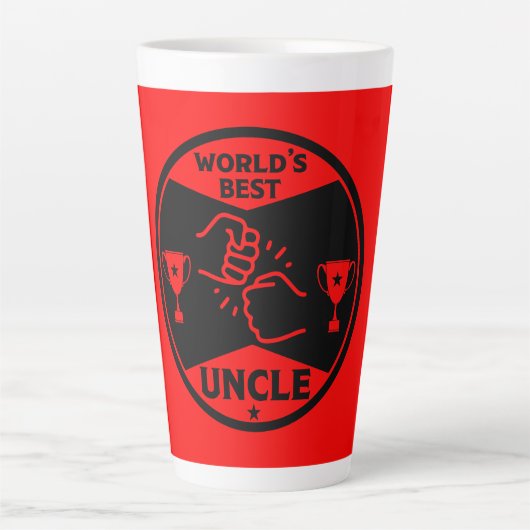 De wereld beste oom latte mok (Voorkant)