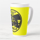 De wereld beste oom latte mok (Rechterhoek)