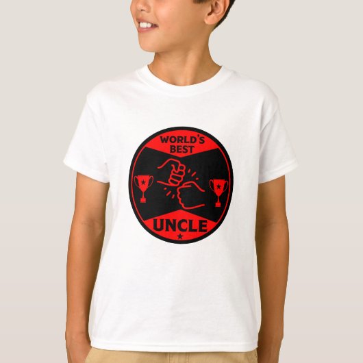 De wereld beste oom t-shirt (Voorkant)