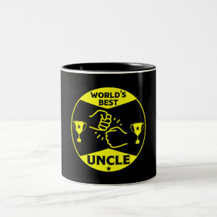 De wereld beste oom tweekleurige koffiemok