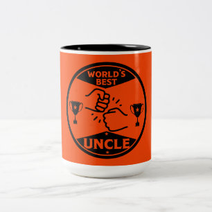De wereld beste oom tweekleurige koffiemok