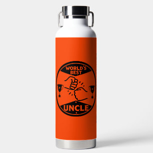 De wereld beste oom waterfles