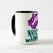 de wereld besturen mok (Voorkant links)