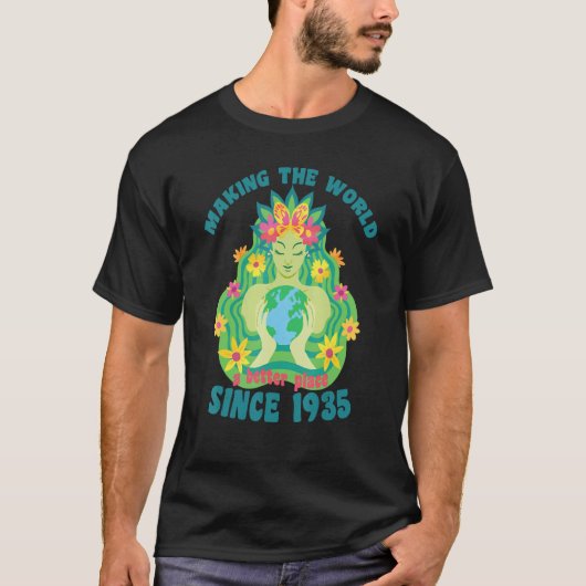 de wereld beter doen functioneren sinds 1935 t-shirt (Voorkant)