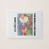 De wereld bevat vele fouten (de tektoniek van het  legpuzzel (Horizontaal)