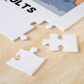 De wereld bevat vele fouten (de tektoniek van het  legpuzzel (Zijkant)