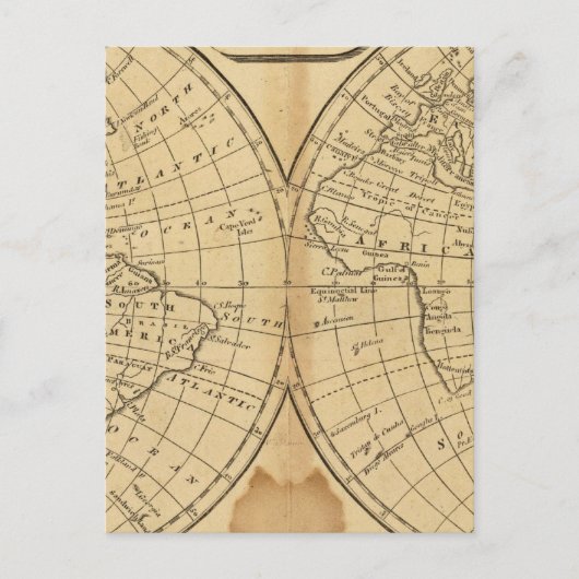 De wereld briefkaart (Voorkant)