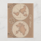 De wereld briefkaart (Voorkant)