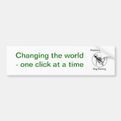 De wereld-bumpersticker wijzigen bumpersticker (Voorkant)