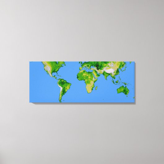 De wereld canvas afdruk (Voorkant)