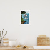 De wereld die het Poster van de Afdalende Schrappe (Keuken)