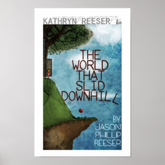 De wereld die het Poster van de Afdalende Schrappe