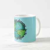 De wereld die we gaan maken koffiemok (Voorkant rechts)