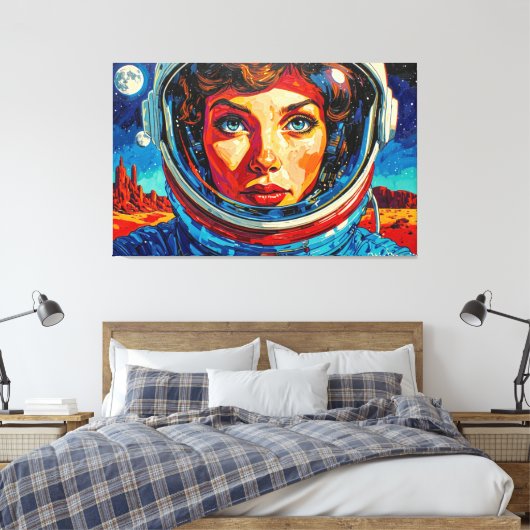 DE WERELD DIE WE ONTDEKTEN 11 CANVAS AFDRUK (Insitu (Slaapkamer))