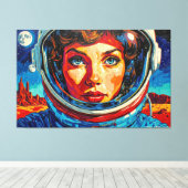 DE WERELD DIE WE ONTDEKTEN 11 CANVAS AFDRUK (Insitu (Houten vloer))