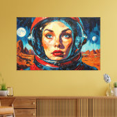 DE WERELD DIE WE ONTDEKTEN 22 CANVAS AFDRUK (Insitu (Woonkamer))