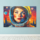 DE WERELD DIE WIJ ONTDEKTEN 14 CANVAS AFDRUK (Insitu (Houten vloer))