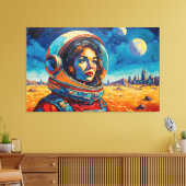 DE WERELD DIE WIJ ONTDEKTEN 16 CANVAS AFDRUK (Insitu (Woonkamer))