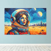 DE WERELD DIE WIJ ONTDEKTEN 16 CANVAS AFDRUK (Insitu (Houten vloer))