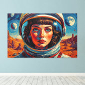 DE WERELD DIE WIJ ONTDEKTEN 4 CANVAS AFDRUK (Insitu (Houten vloer))