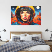 DE WERELD DIE WIJ ONTDEKTEN 5 CANVAS AFDRUK (Insitu (Slaapkamer))