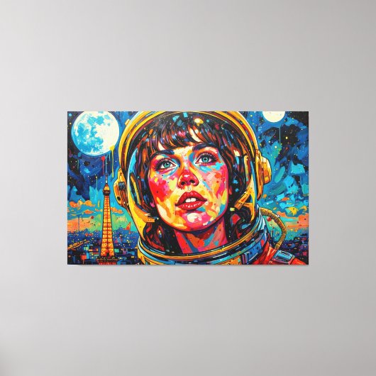 DE WERELD DIE WIJ ONTDEKTEN PARIS 2 CANVAS AFDRUK (Voorkant)