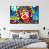DE WERELD DIE WIJ ONTDEKTEN PARIS 2 CANVAS AFDRUK (Insitu (Slaapkamer))