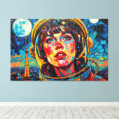 DE WERELD DIE WIJ ONTDEKTEN PARIS 2 CANVAS AFDRUK (Insitu (Houten vloer))
