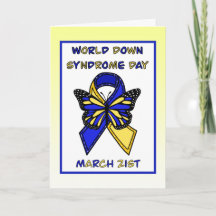 De Wereld Down Syndrome Dag is 21 maart