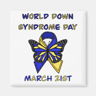 De Wereld Down Syndrome Dag is 21 maart Magneet