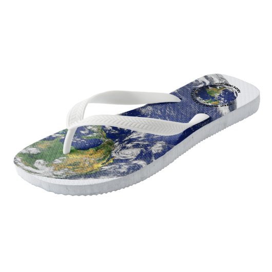 De wereld draait om me Teenslippers (Schuin)