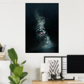 De wereld draait om poster (Thuiskantoor)