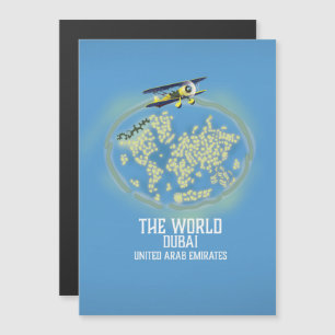 De Wereld Dubai Verenigde Arabische Emiraten kaart