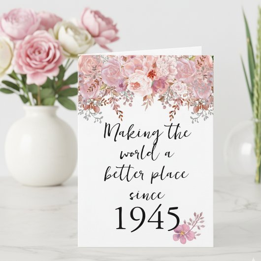 De wereld een betere plek maken 1945 80th kaart