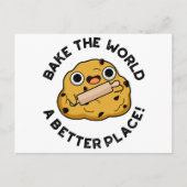 De wereld een betere plek om te kotsen feestdagenkaart (Voorkant)