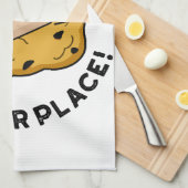 De wereld een betere plek om te kotsen theedoek (Quarter Fold)