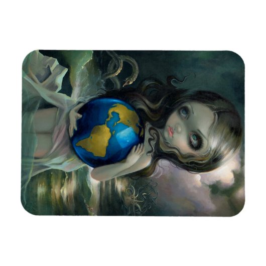 "De Wereld" Flex Magnet Magneet (Horizontaal)