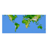 De wereld foto afdruk (Voorkant)