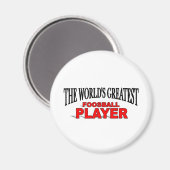 De Wereld & Grootste Voetbalspeler Magneet (Voorkant / Achterkant)