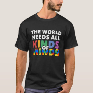 De wereld heeft alle soorten minds autisme mam 2 n t-shirt