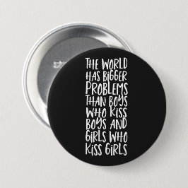 De wereld heeft grotere problemen dan jongens die ronde button 7,6 cm