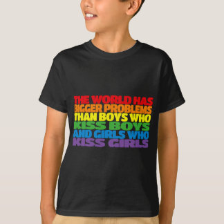 De wereld heeft grotere problemen Gay Pride LGBTQ  T-shirt