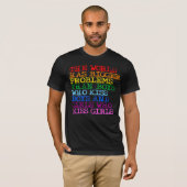 De wereld heeft grotere problemen t-shirt (Voorkant volledig)